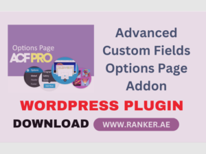 Advanced Custom Fields Options Page Addon