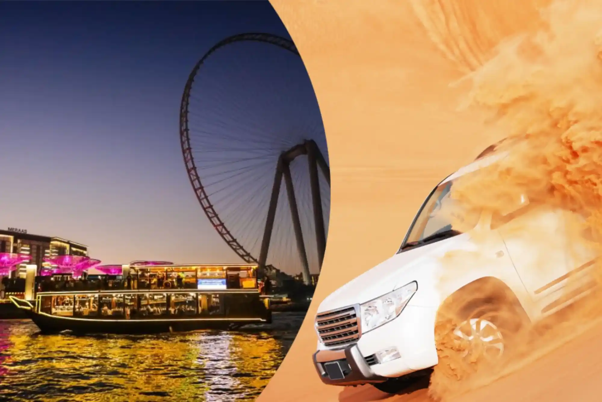 Best of Both Worlds How to Experience Desert Safari & Dhow Cruise in One Day