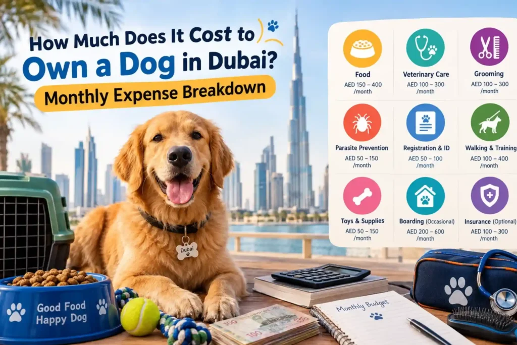 How Much Does It Cost to Own a Dog in Dubai? Monthly Expense Breakdown